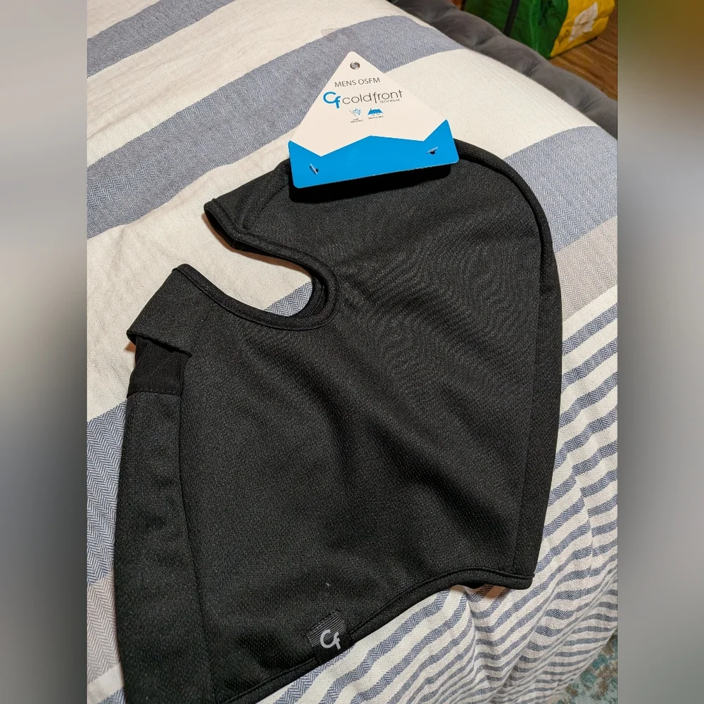 Coldfront Black Men's Neck And Face Gaiter